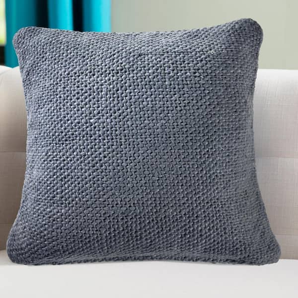 Solid Navy Blue Casual Throw Pillow Solid Navy Blue Casual Throw Pillow