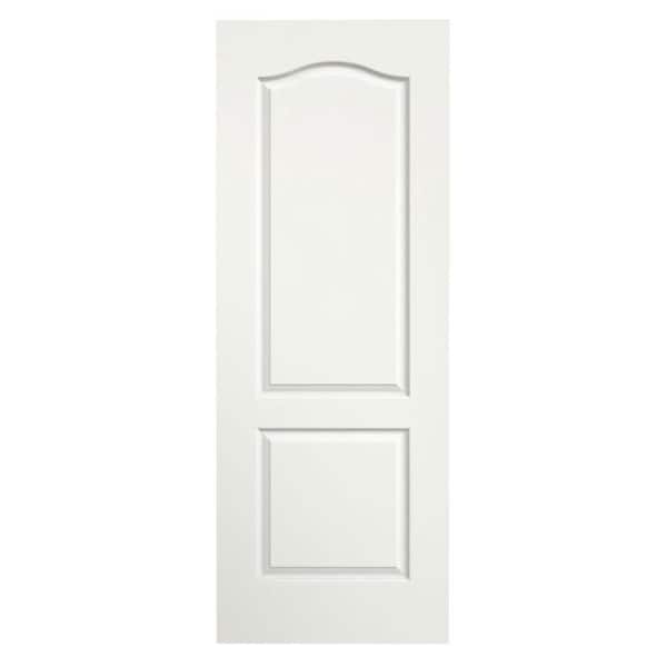 JELD-WEN 24 in. x 80 in. Princeton White Painted Smooth Solid Core Molded Composite MDF Interior Door Slab
