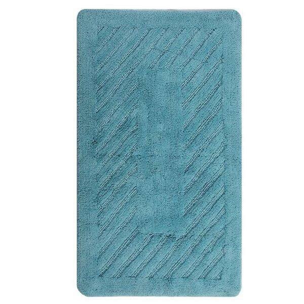 PERTHSHIRE Diagonal Racetrack 17 in. x 24 in. Reversible Bath Rug
