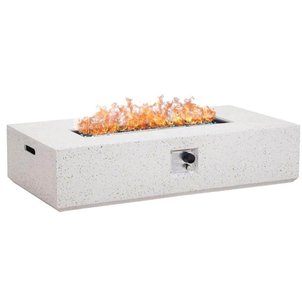 56 in. 50,000 BTU Outdoor Firepit Table Propane Gas Fire Table for Patio