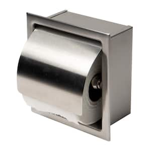 Toilet Paper Holder in Brushed Stainless Steel