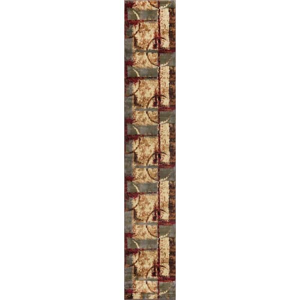 Barista Catuai Multi 2 ft. x 12 ft. Area Rug