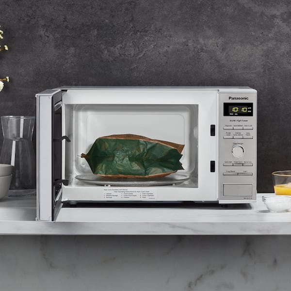 Panasonic 19.2 in. 0.8 Cu. Ft. Countertop Microwave in Stainless
