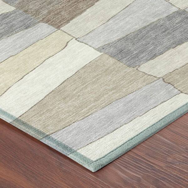 Chantille Machine Washable Indoor/Outdoor Abstract ACN2836 Ivory 3 ft. x 4 ft. Area Rug