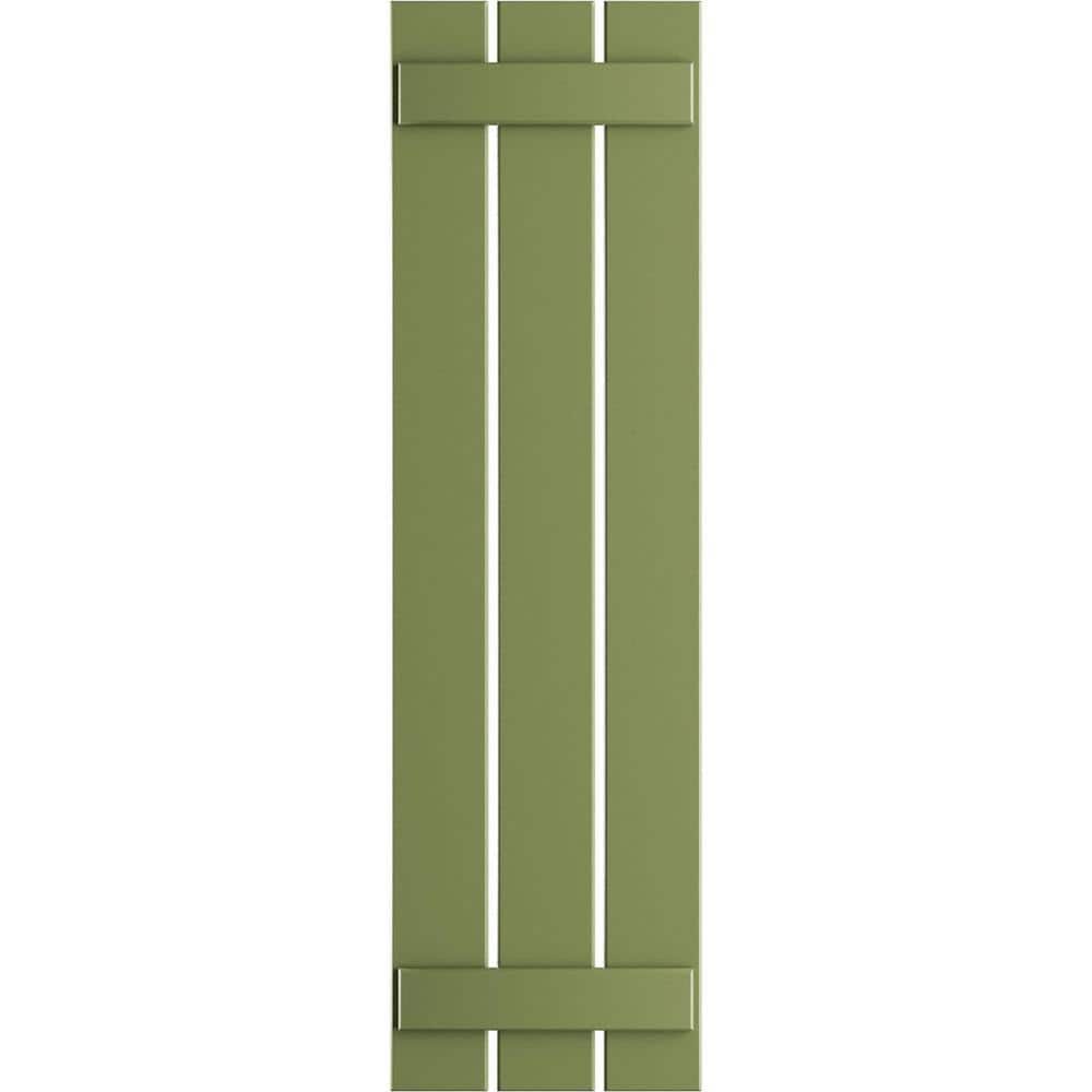 17-1/8 in. x 80 in. True Fit PVC Three Board Spaced Board and Batten Shutters, Moss Green (Per Pair) price history on PriceWatchPro
