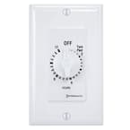 20 Amp 12-Hour Spring Wound In-Wall Timer, White