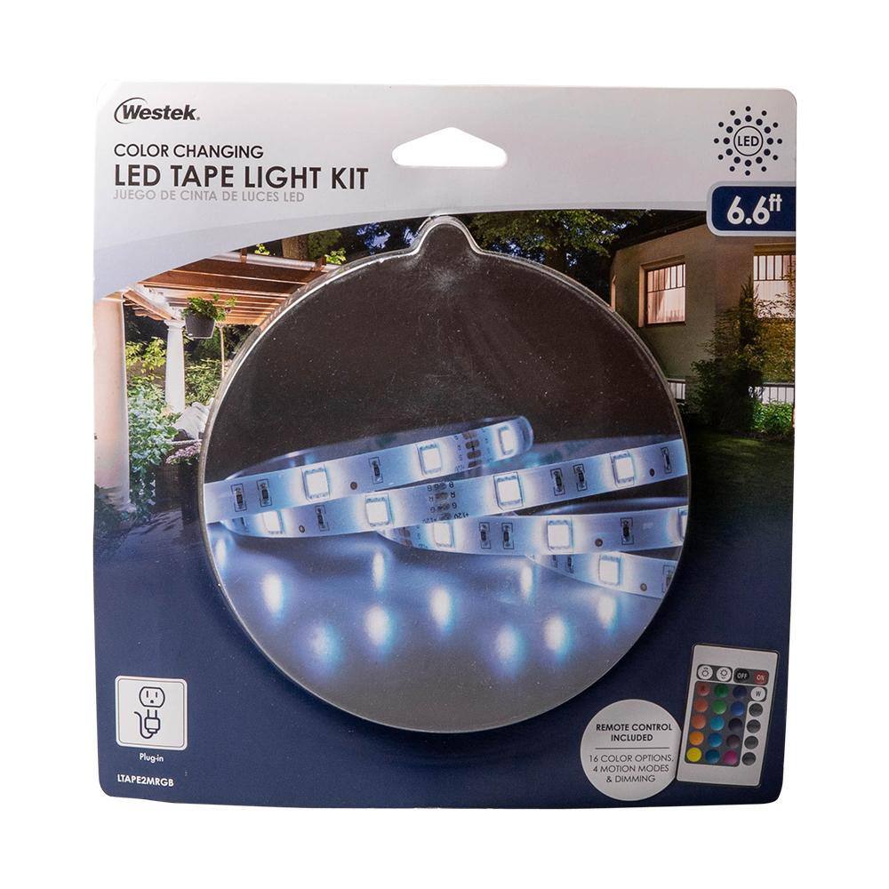 6.6 ft Color Changing LED Outdoor Tape Light Kit