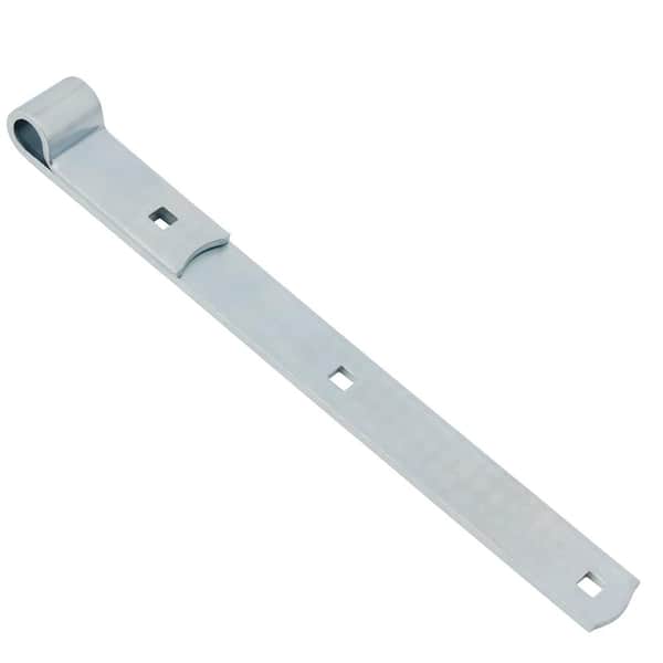 Hardware Essentials 12 in. Heavy Strap Hinge in Zinc-Plated (5-Pack)  852558.0 - The Home Depot