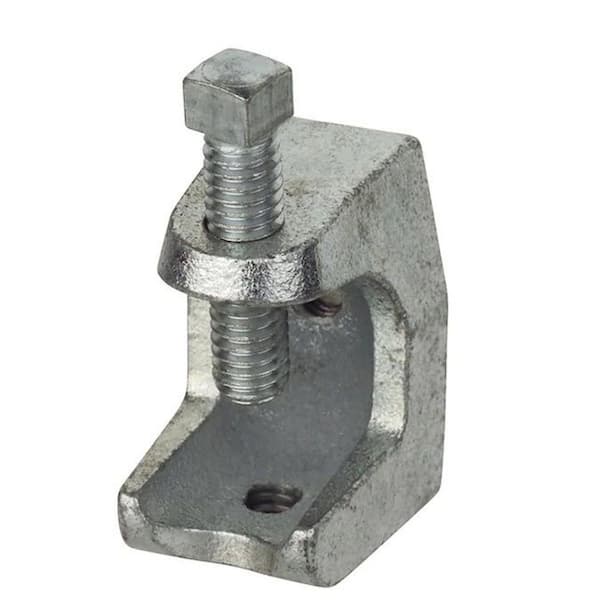 NEWHOUSE ELECTRIC 3/8 in. Strut Channel Beam Clamp (Top Clamp) - Silver Electro-Galvanized