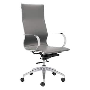 Glider Gray High Back Office Chair
