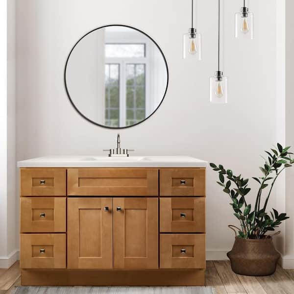 6 Drawer Shaker Bath Vanity Cabinet