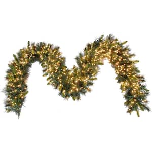 9 ft. Pre-Lit Artificial Christmas Garland with Special Lighting Effects