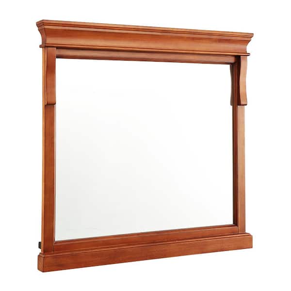 Home Decorators Collection 36 In W X 32 H Framed Rectangular Bathroom Vanity Mirror Warm Cinnamon Nacm3632 The Depot Home Decorators Collection 36 In W X, Mission Style Vanity Mirrors