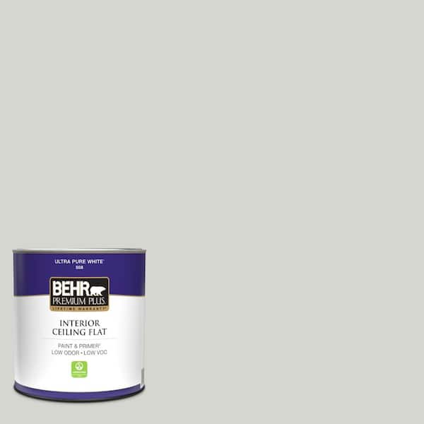 BEHR PREMIUM PLUS 1 qt. #T17-01 Close Knit Ceiling Flat Interior Paint
