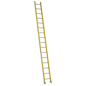 16 ft. Fiberglass Round Rung Straight Ladder with 375 lb. Load Capacity Type IAA Duty Rating