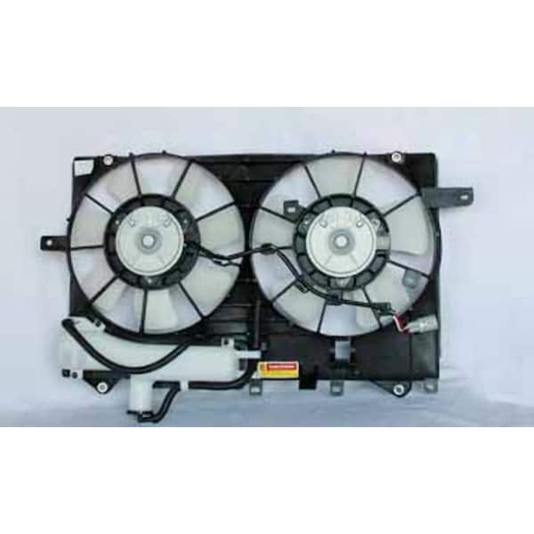 TYC Dual Radiator and Condenser Fan Assembly 2004-2009 Toyota Prius 1.5L