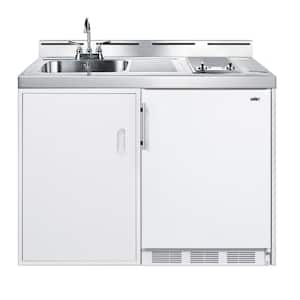 47.25 in. Compact Kitchen in White