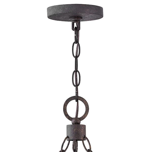 ルーシー HINKLEY Sawyer 9-Light Sequoia Outdoor Single Tier Chandelier
