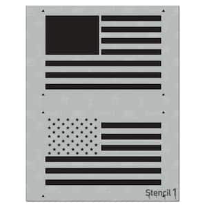 Extra Large Star Stencil (17X12 Inches), 50 Stars American Flag