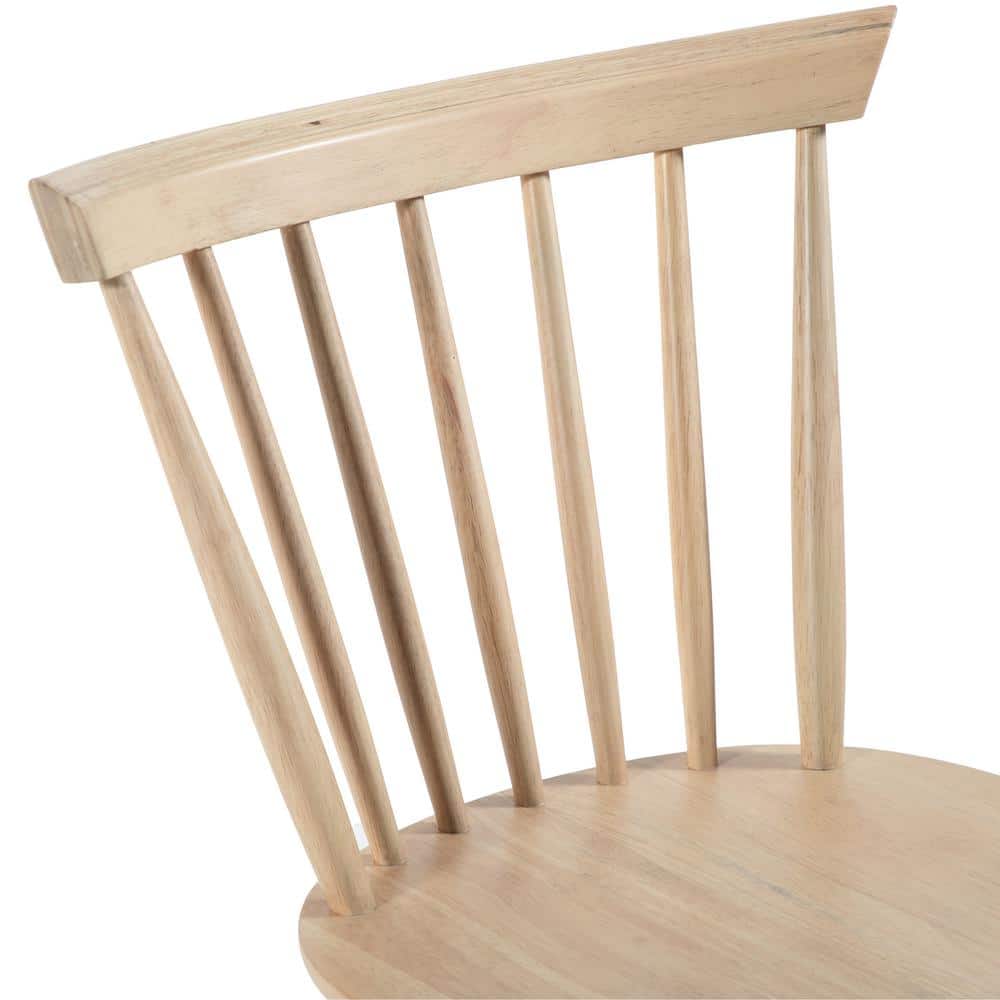 White Oak High Back Windsor Side Chair Set