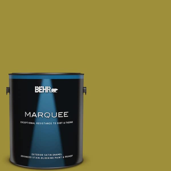 BEHR MARQUEE 1 gal. Home Decorators Collection #HDC-MD-20 Banana Leaf Satin Enamel Exterior Paint & Primer