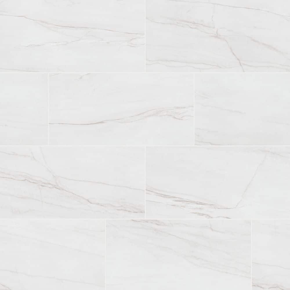 Take Home Tile Sample-Kaya Zermatta Blanca 4 in. W x 4 in. L Polished Porcelain Marble Look Floor and Wall price history on PriceWatchPro