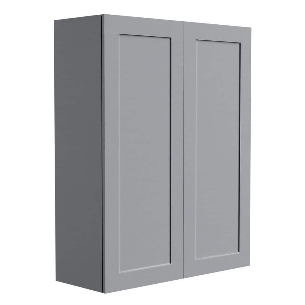 33 in. W x 12 in. D x 42 in H in Gray Plywood Assemble Wall Mounted Kitchen Cabinet price history on PriceWatchPro
