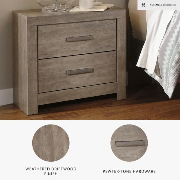 white christmas dresses Culverbach Gray Panel Bedroom Set – Luna Furniture