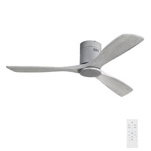 Turboflow Blade Span 52 in. Indoor Oak Modern Ceiling Fan with Remote Included