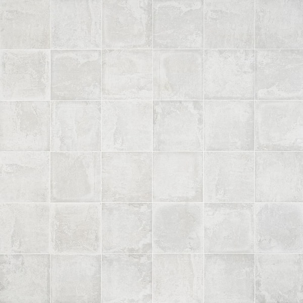 Ivy Hill Tile Patras Gray 7.87 in. x 7.87 in. Matte Porcelain Floor and Wall Tile (10.76 sq. ft./Case)