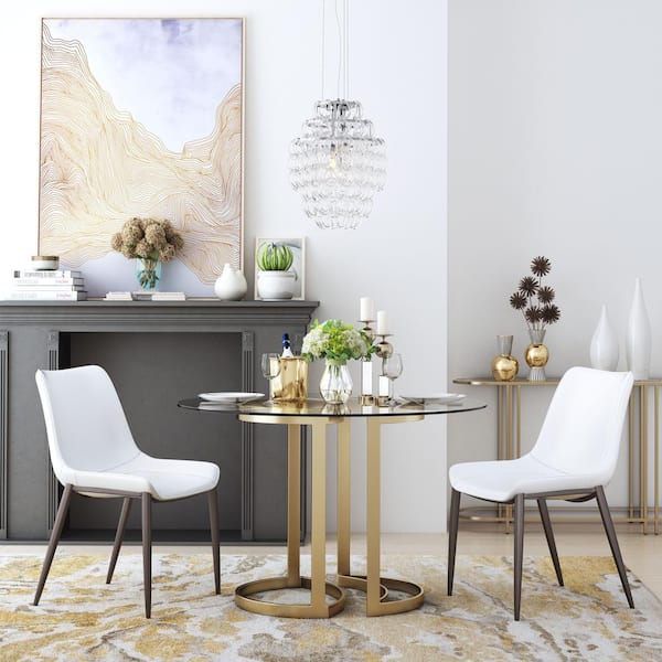 Magnus White Dining Chair (Set of 2)