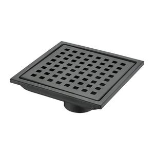 Vigo VG07004MB Elan Square Shower Drain Finish: Matte Black