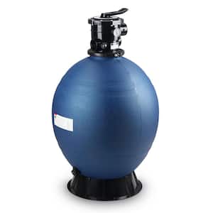 22 in. Top Mount Swimming Pool Sand Filter with 6-Way Valve and 2.64 sq. ft. filter area