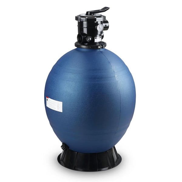 Northlight 22 in. Top Mount Swimming Pool Sand Filter with 6-Way Valve and 2.64 sq. ft. filter area