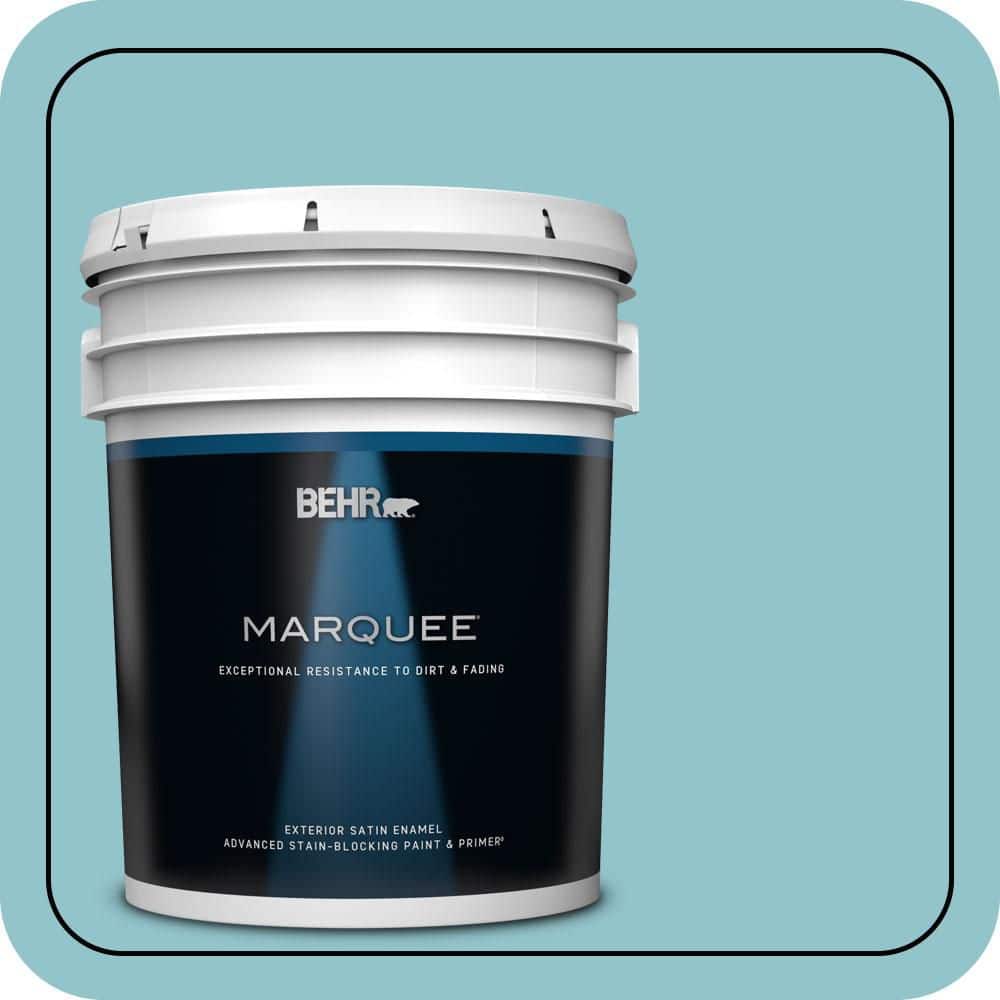 5 gal. #MQ6-32 Cosmic Blue Satin Enamel Exterior Paint & Primer price history on PriceWatchPro