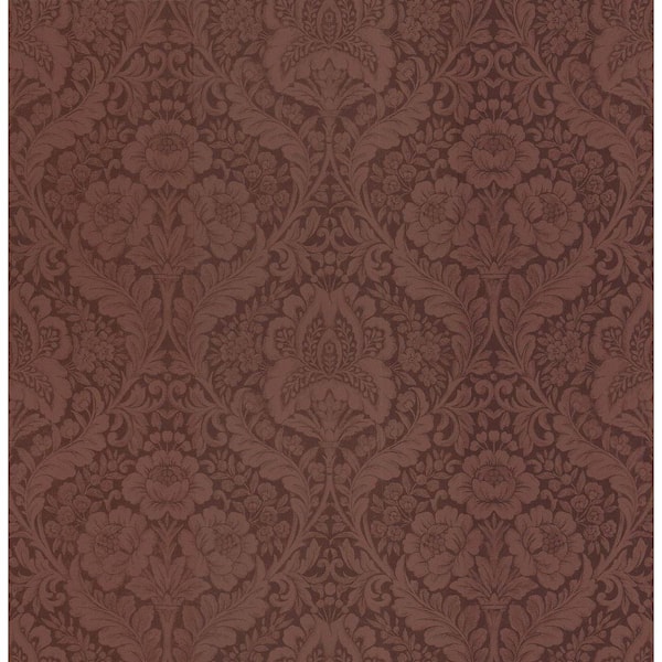 Brewster Damask Paper Strippable Wallpaper (Covers 56.4 sq. ft.)