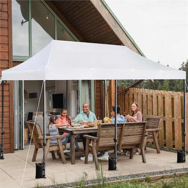 Yaheetech 10 ft. x 20 ft. Outdoor Adjustable Pop Up Canopy Tent