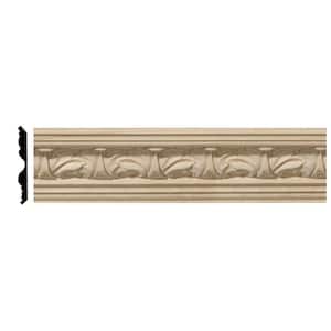 Ekena Millwork Mld 2 3 8 In X 2 1 8 In X 94 1 2 In Alder Acanthus Leaf Carved Wood Moulding Mld02x02x03acal