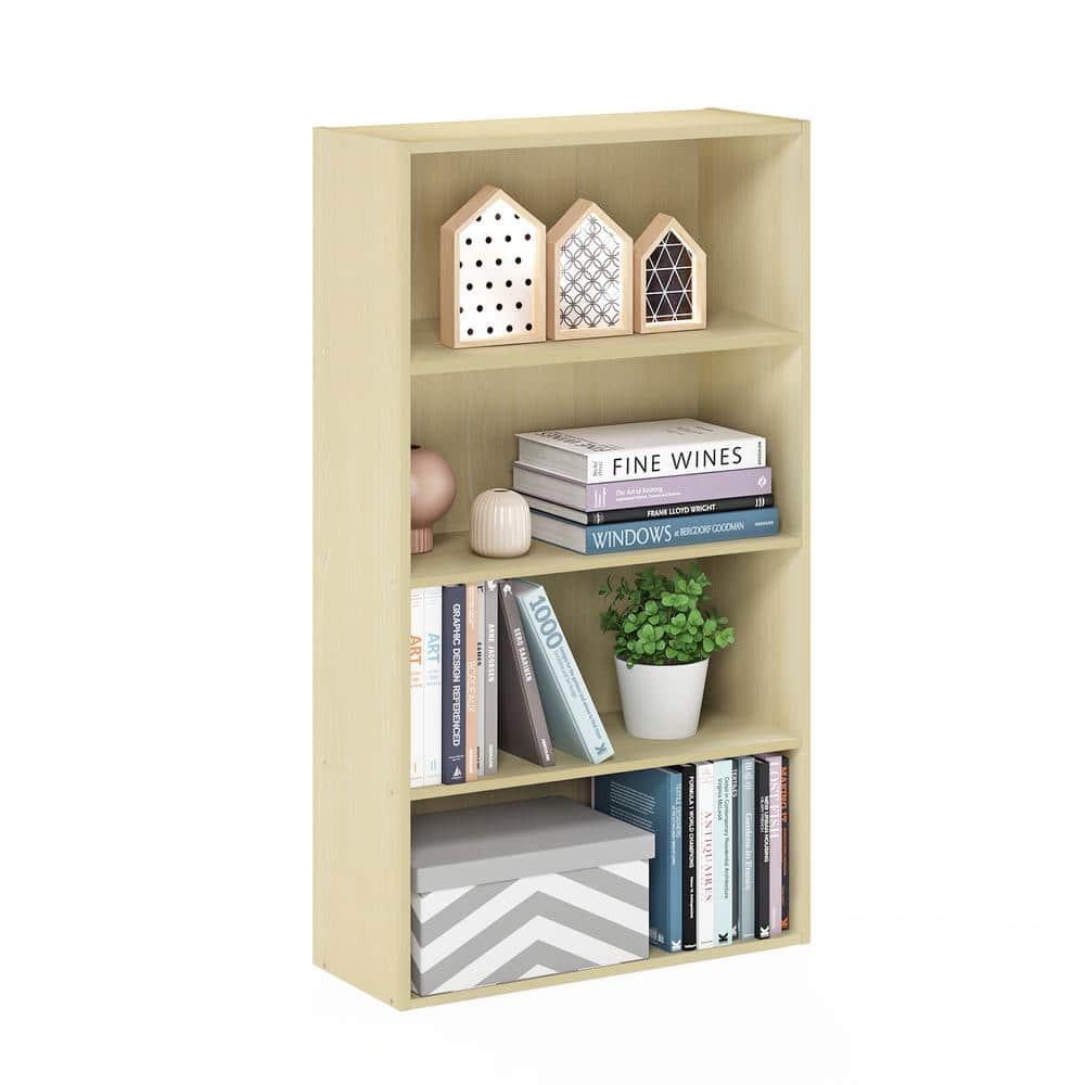Beaumont Heavy Duty Beige 4-Tier Laminated Wood Shelving Unit
