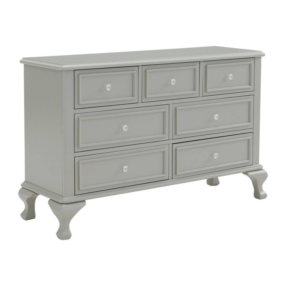 Picket House Furnishings Jenna Gray 7Drawer 53 in. Wide Dresser