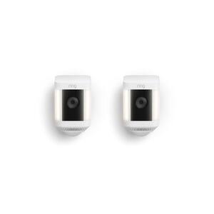 Spotlight Cam Plus, Battery - Outdoor Smart Security Camera, White (2-pack)