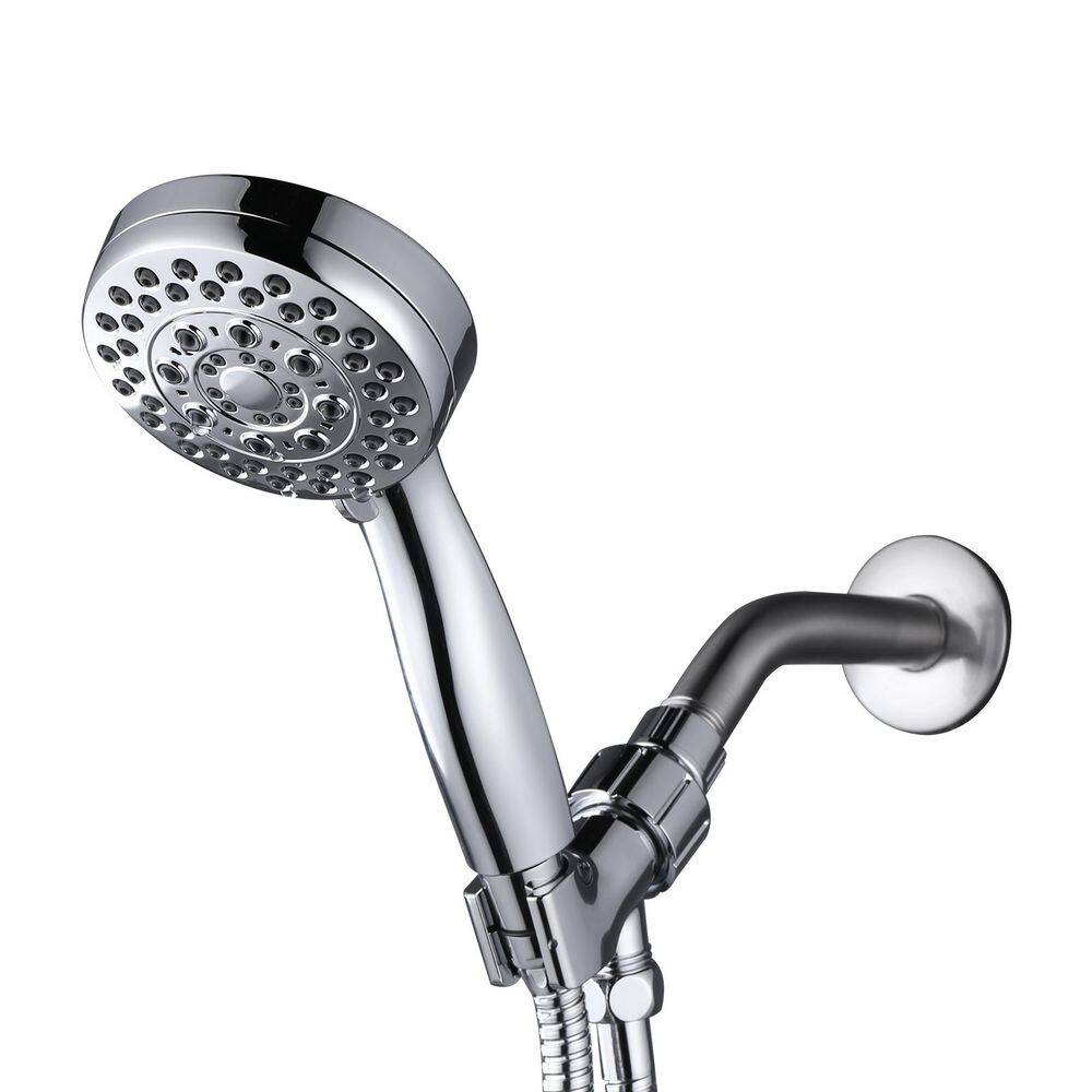 5-Spray Wall Mount Handheld Shower Head 1.75 GPM in Polished Chrome price history on PriceWatchPro