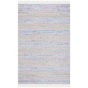 Montauk Beige/Ivory Doormat 3 ft. x 5 ft. Striped Area Rug