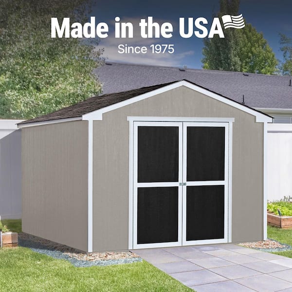 Cumberland Do-It-Yourself 10 ft. x 16 ft. Outdoor Wood Shed Kit with Smartside and treated Floor Frame (160 sq. ft.)