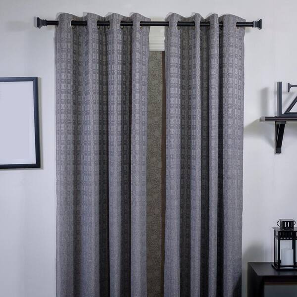 Art Decor 120 In Single Curtain Rod, Design Decor Curtains Muskoka Natural