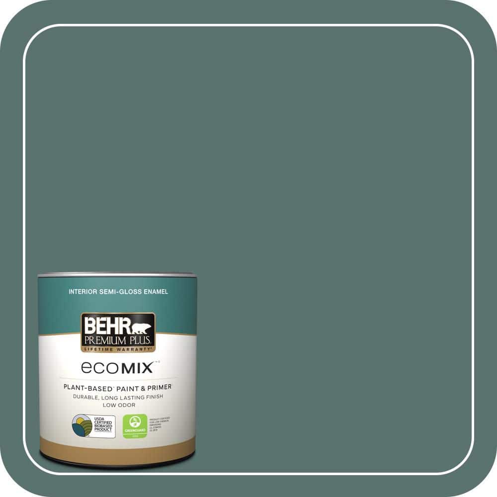 1 qt. Home Decorators #HDC-WR16-04 Noble Fir Semi-Gloss Enamel EcoMix Plant-Based Interior Paint & Primer price history on PriceWatchPro