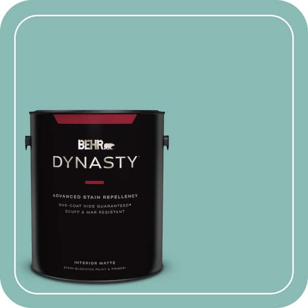 1 gal. #T14-1 Ocean Liner Matte Interior Stain-Blocking Paint & Primer