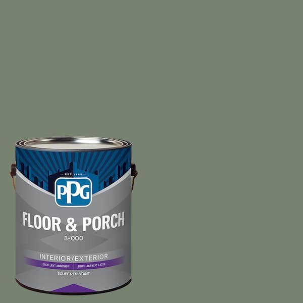 1 gal. PPG1129-6 Lottery Winnings Satin Interior/Exterior Floor and Porch Paint