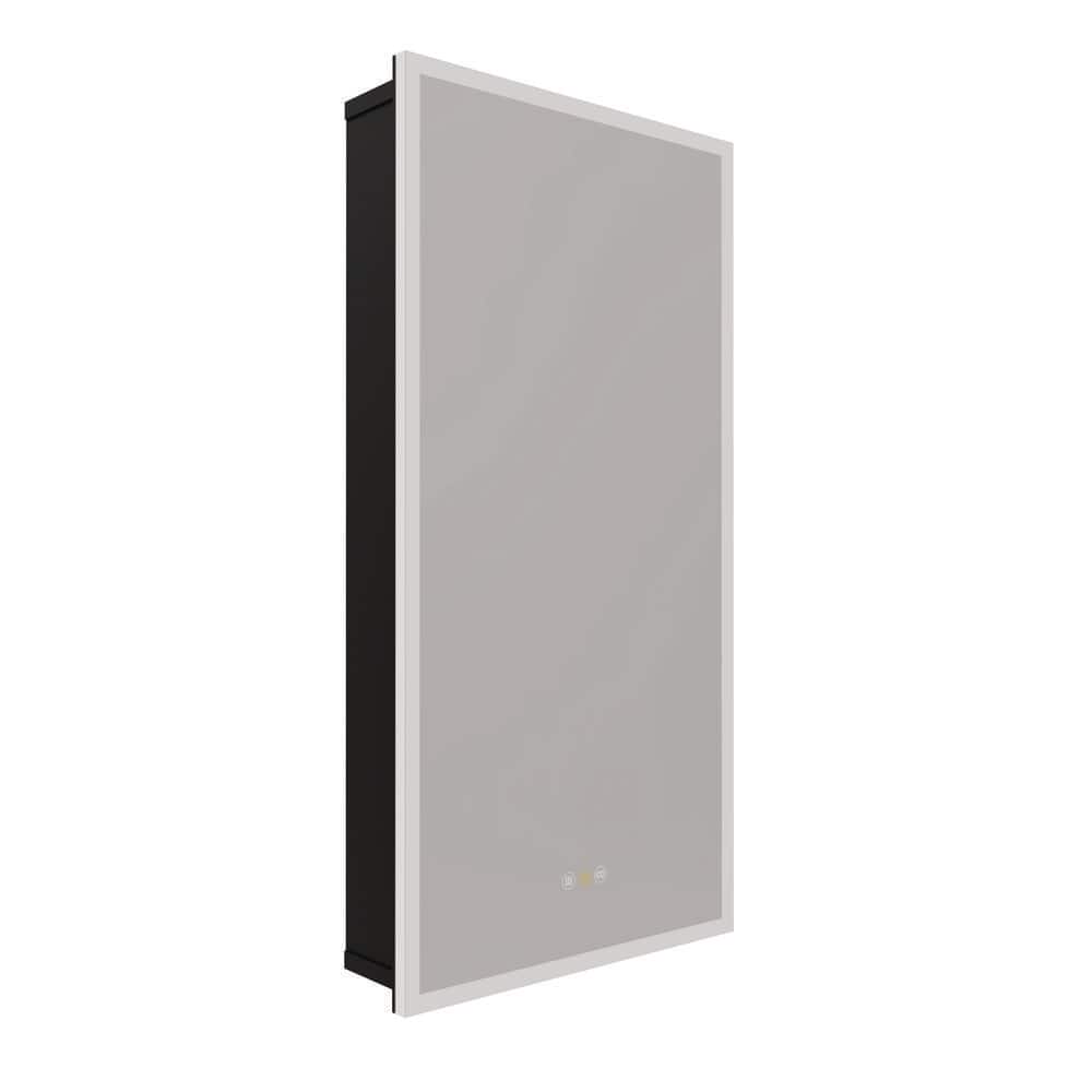 20 in. W x 40 in. H Rectangular Left and Right Swing Recessed or Surface-Mount Medicine Cabinets with Mirror (Set of 2) price history on PriceWatchPro