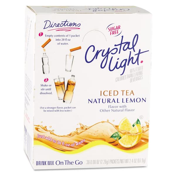 Crystal Light 16 oz. Packets On the Go Iced Tea (30-Box)